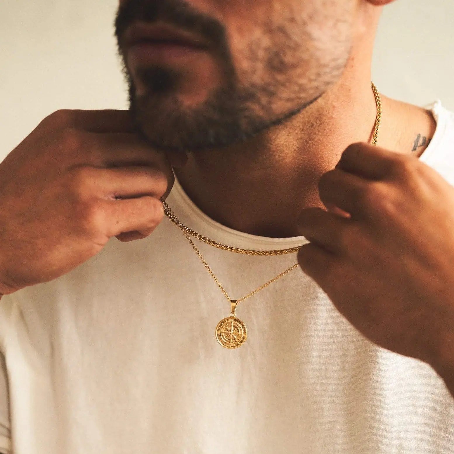 Compass Set (Gold) -- DVVX CHAINS