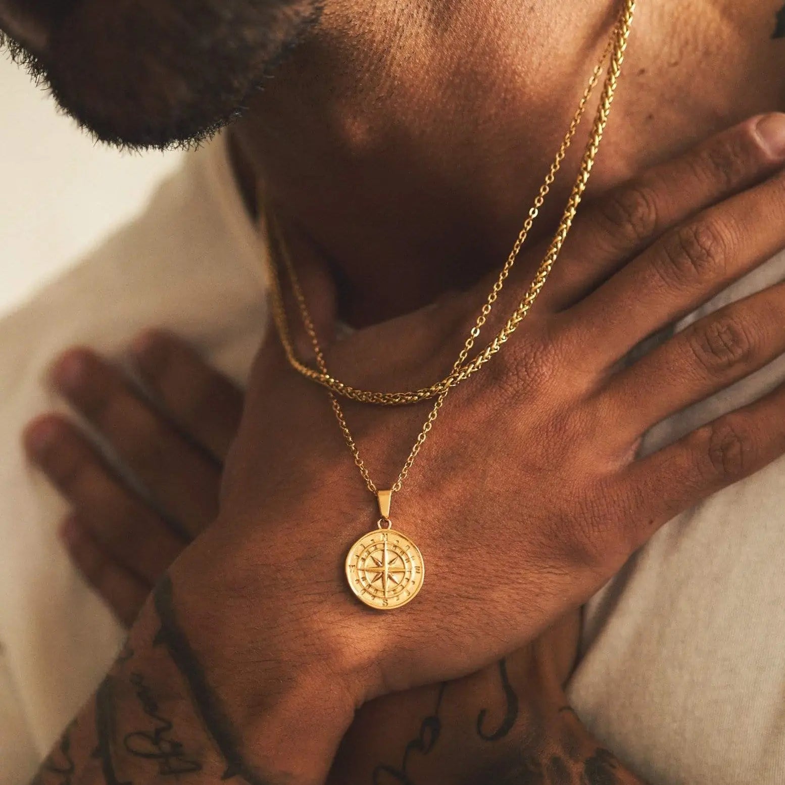 Compass Set (Gold) -- DVVX CHAINS