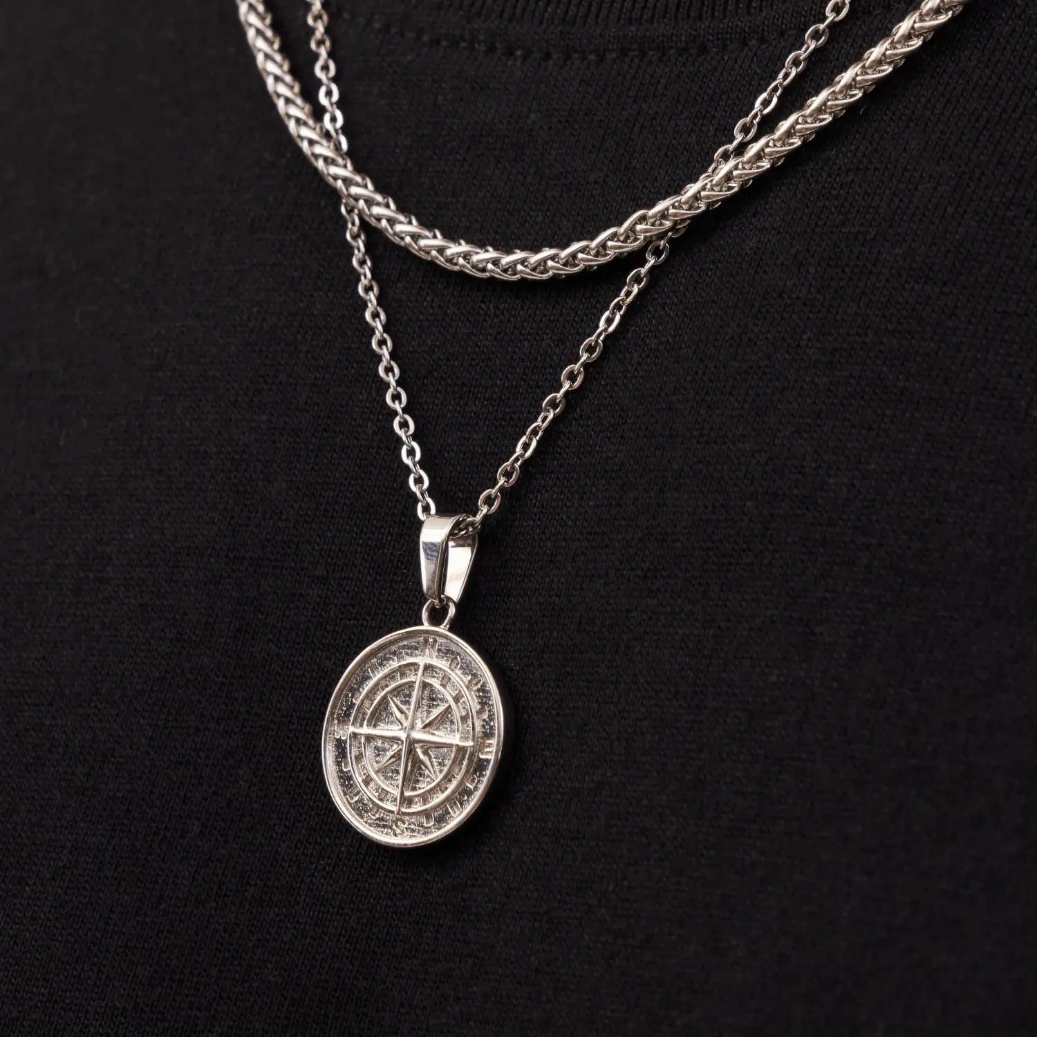 Compass Set (Silver) -- DVVX CHAINS