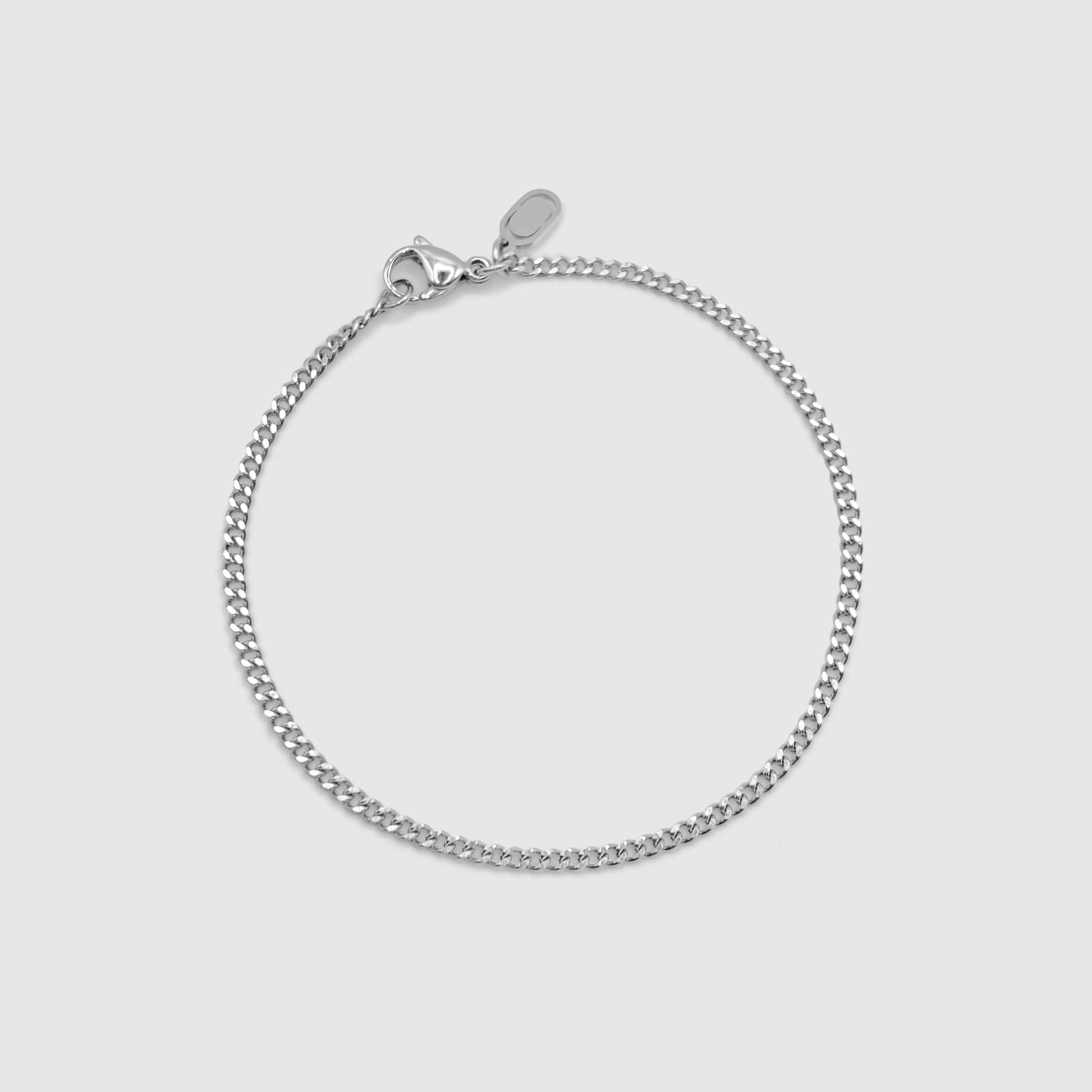 Connell Bracelet (Silver) 2mm -- DVVX CHAINS