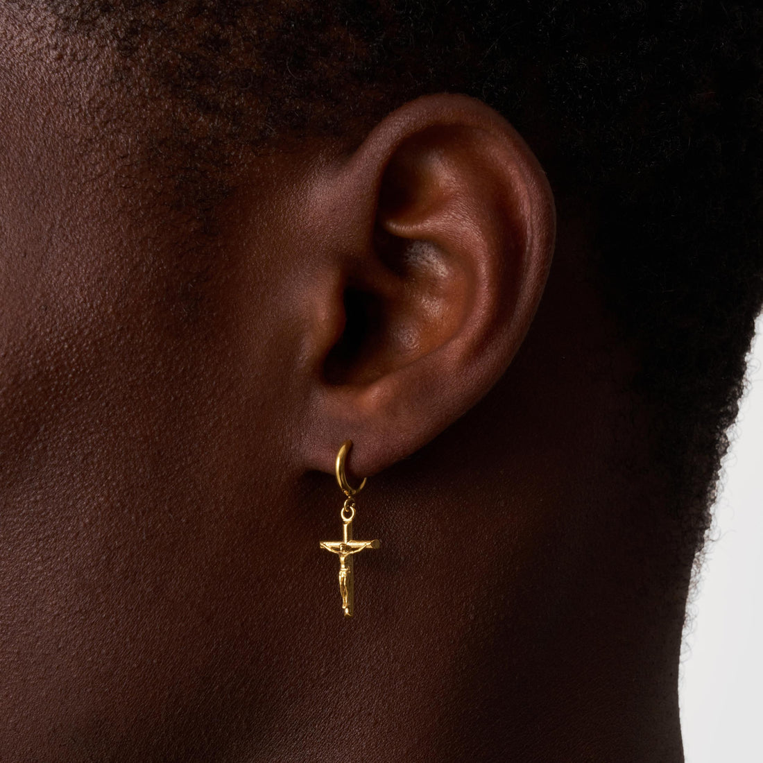 crucifix-earring-gold