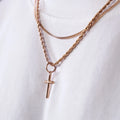 Cross & Connell Set (Rose Gold) -- DVVX CHAINS