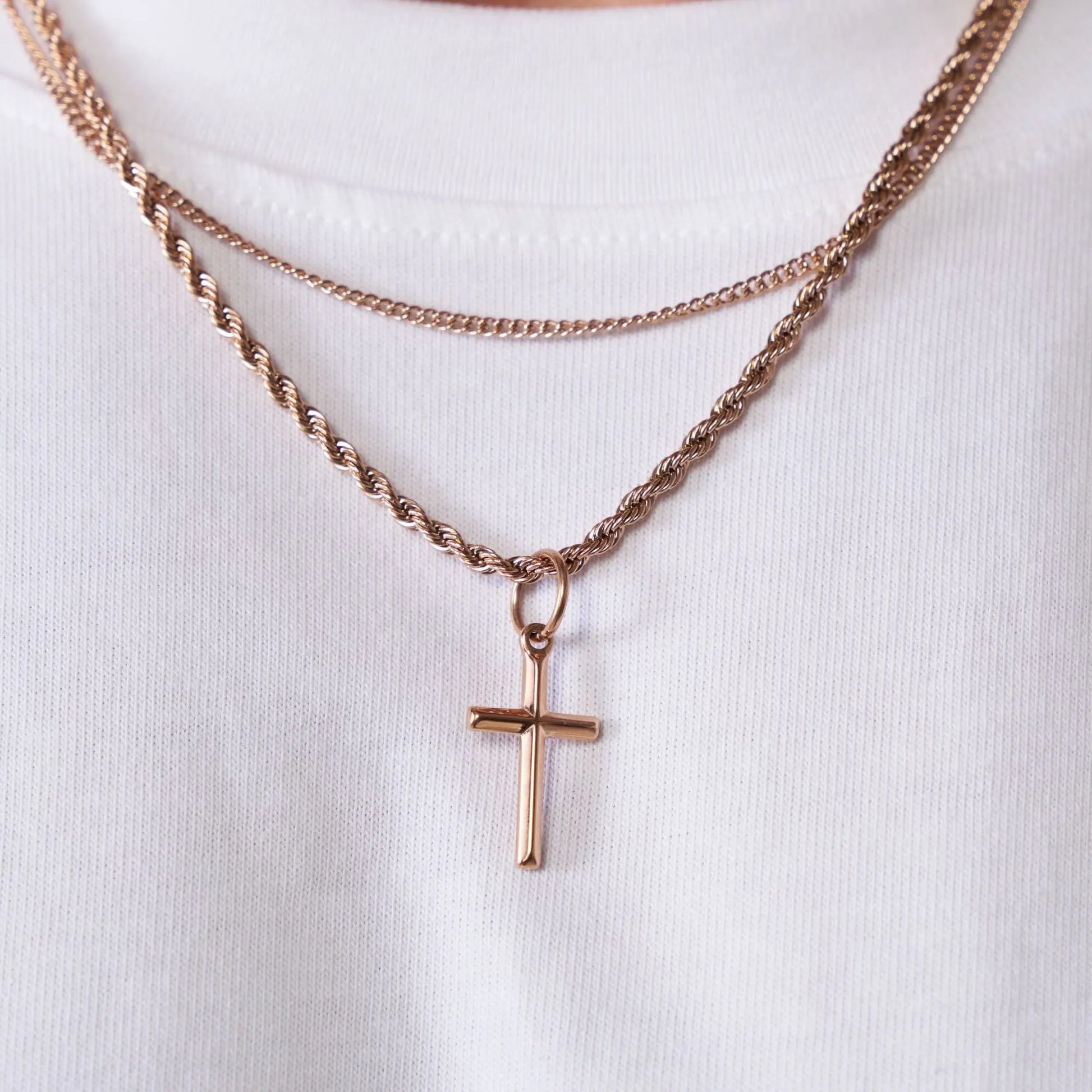 Cross & Connell Set (Rose Gold) -- DVVX CHAINS