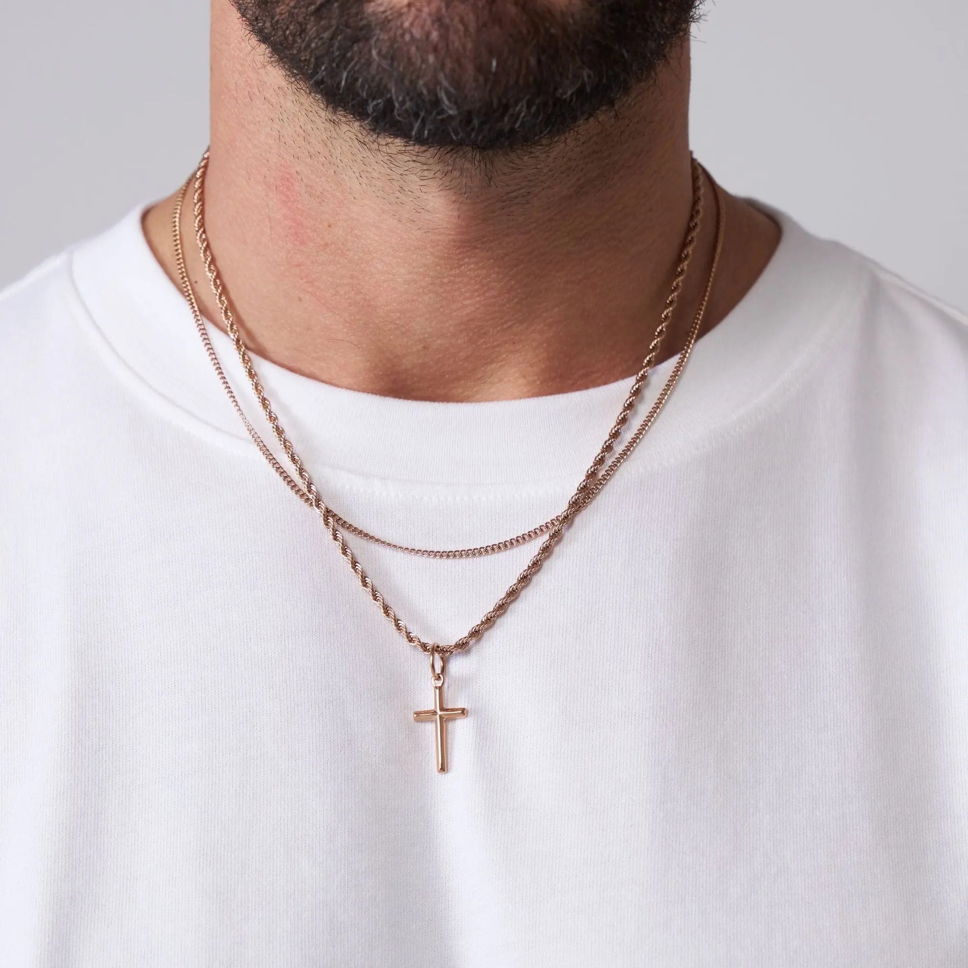 Cross & Connell Set (Rose Gold) -- DVVX CHAINS