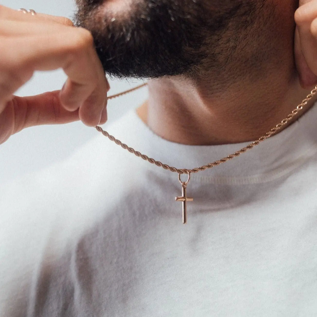 Cross (Rose Gold) -- DVVX CHAINS