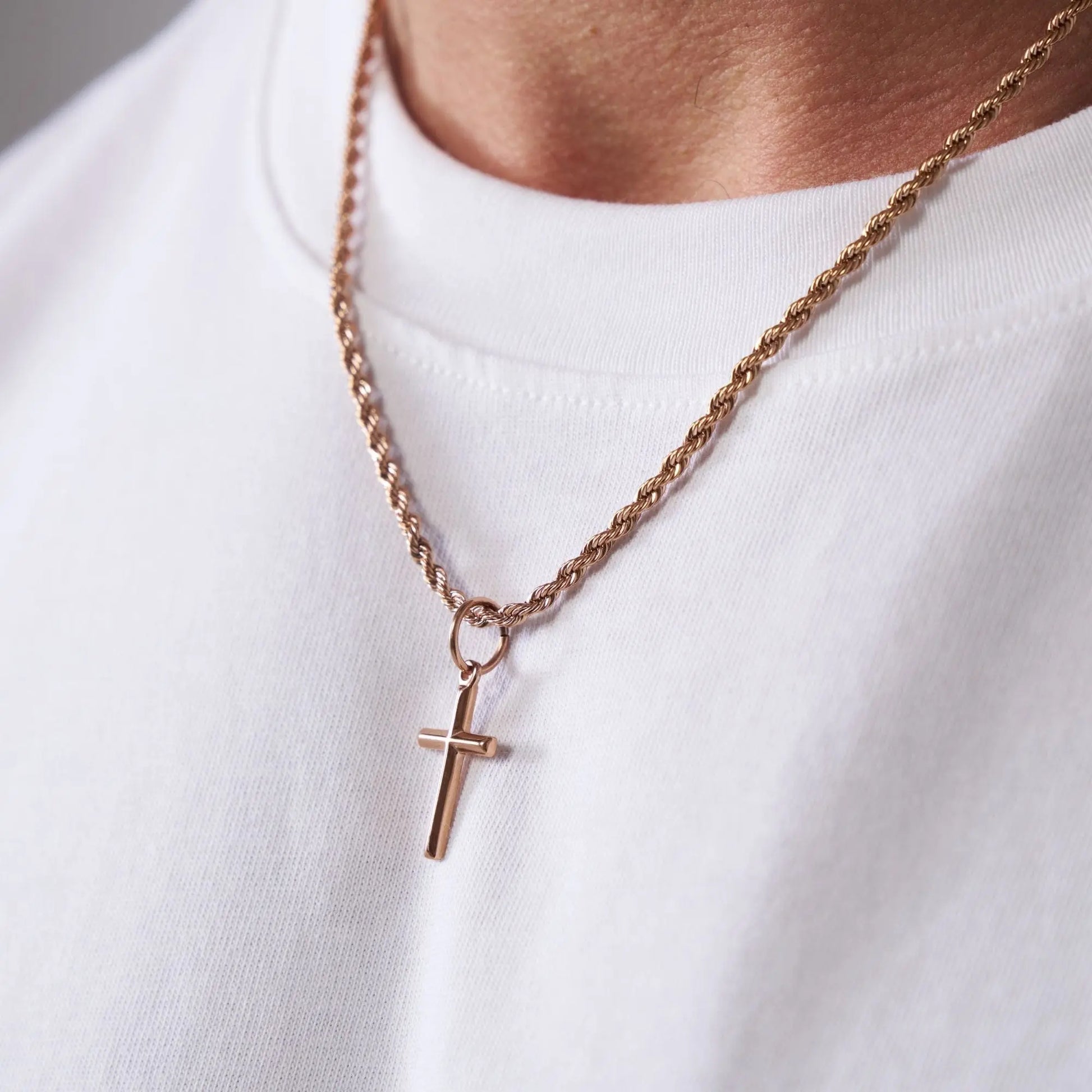 Cross (Rose Gold) -- DVVX CHAINS