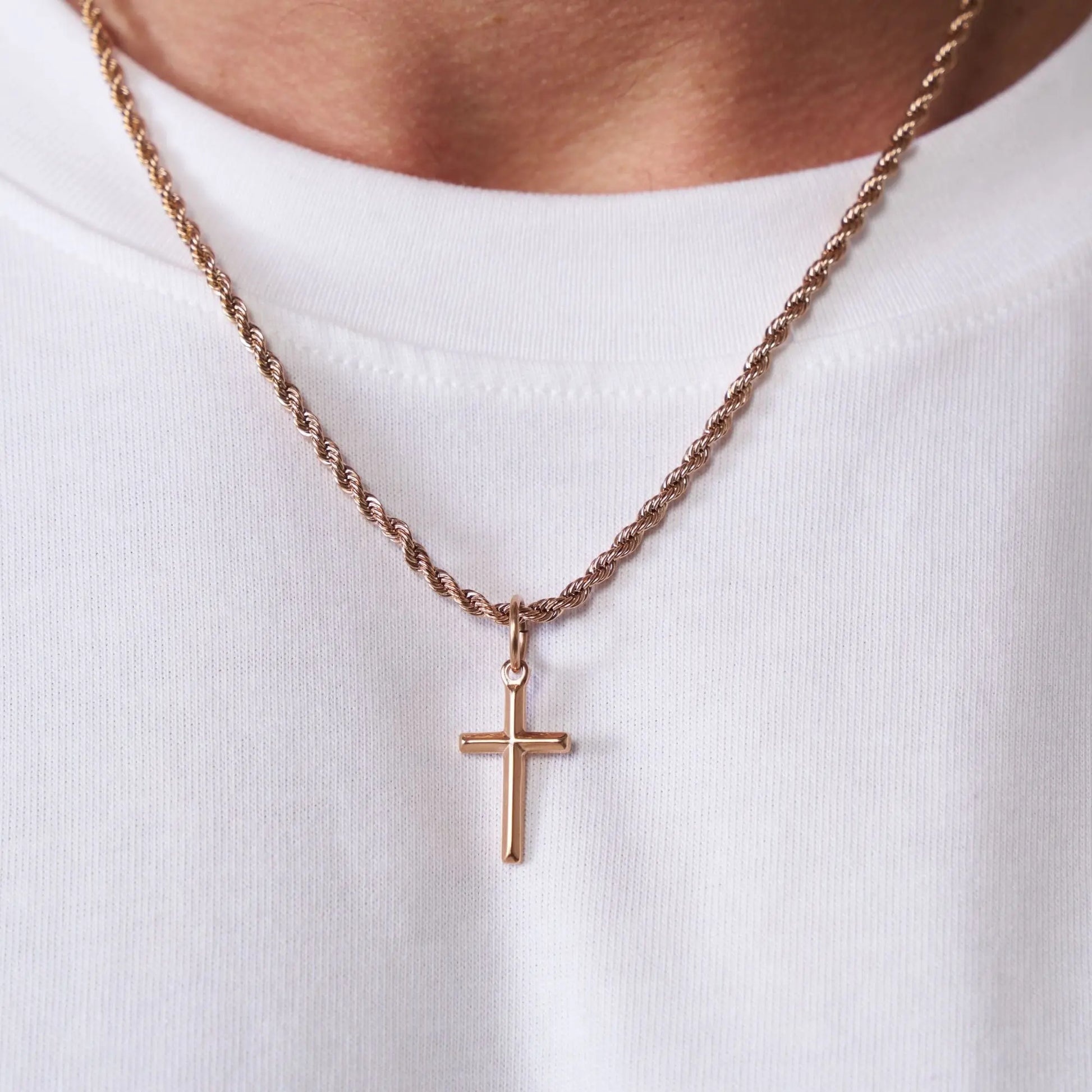 Cross (Rose Gold) -- DVVX CHAINS