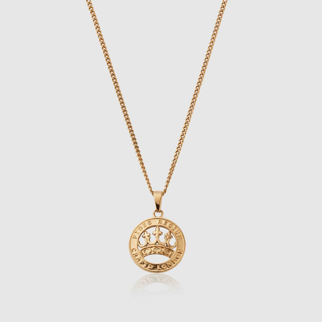 Crown Pendant (Gold) -- DVVX CHAINS