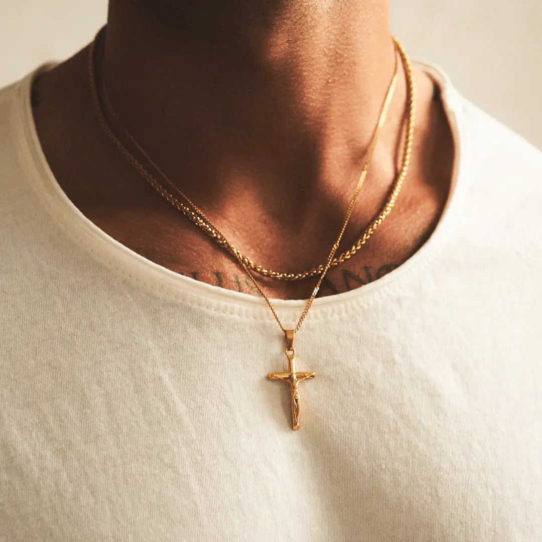 Crucifix Set (Gold) -- DVVX CHAINS