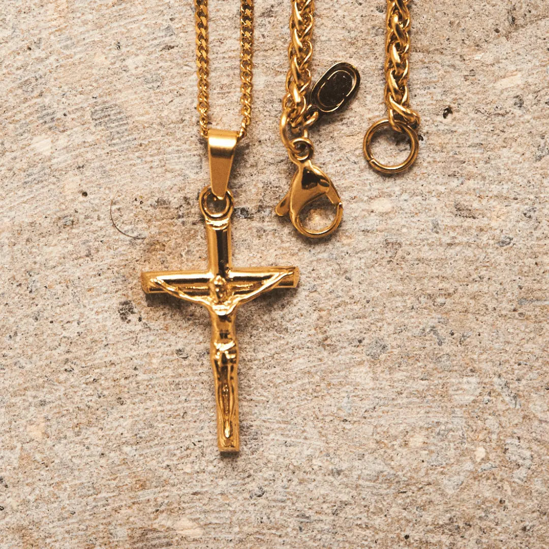 Crucifix Set (Gold) -- DVVX CHAINS