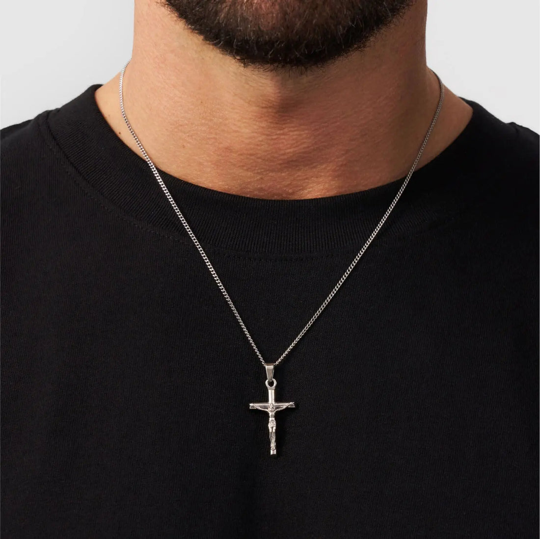 Crucifix (Silver) -- DVVX CHAINS