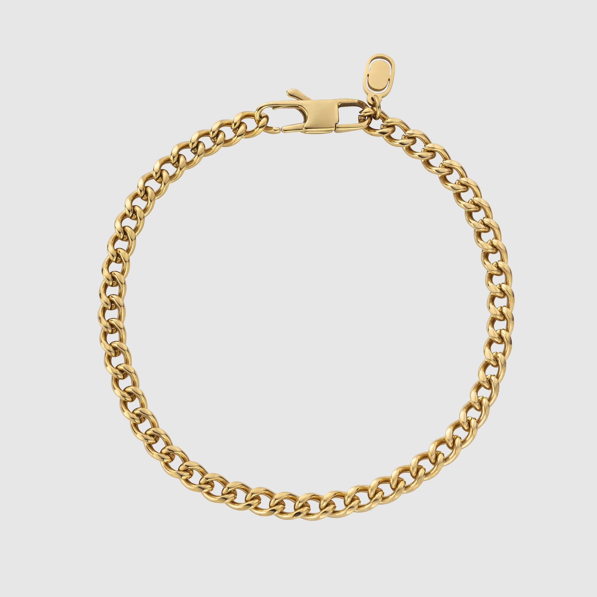 Cuban Bracelet (Gold) 4mm -- DVVX CHAINS