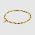 Cuban Bracelet (Gold) 4mm -- DVVX CHAINS