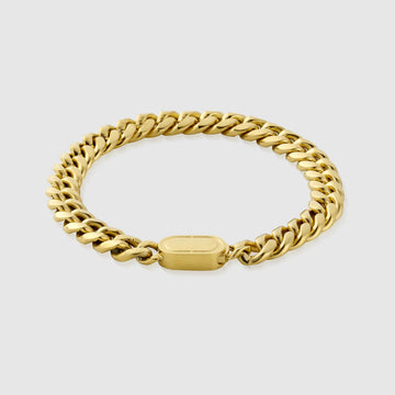 Cuban Bracelet (Gold) 8mm -- DVVX CHAINS