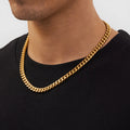 Cuban Link Chain 8mm Gold Set -- DVVX CHAINS