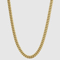 Cuban Link Chain (Gold)  8mm -- DVVX CHAINS