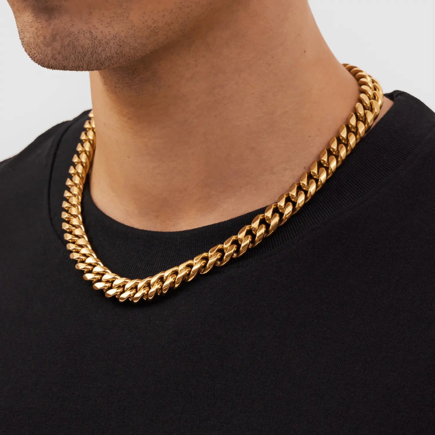 Cuban (Gold) 12mm -- DVVX CHAINS