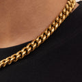 Cuban (Gold) 12mm -- DVVX CHAINS