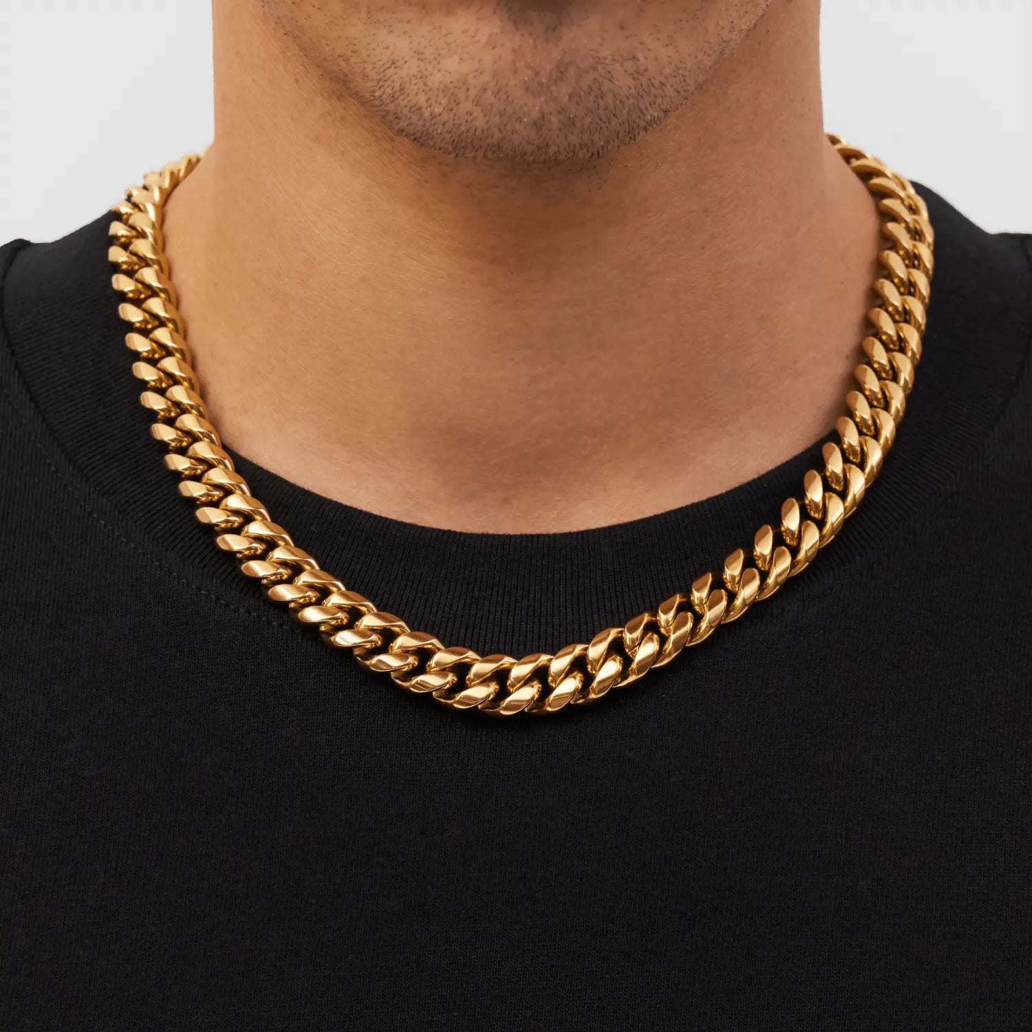 Cuban (Gold) 12mm -- DVVX CHAINS