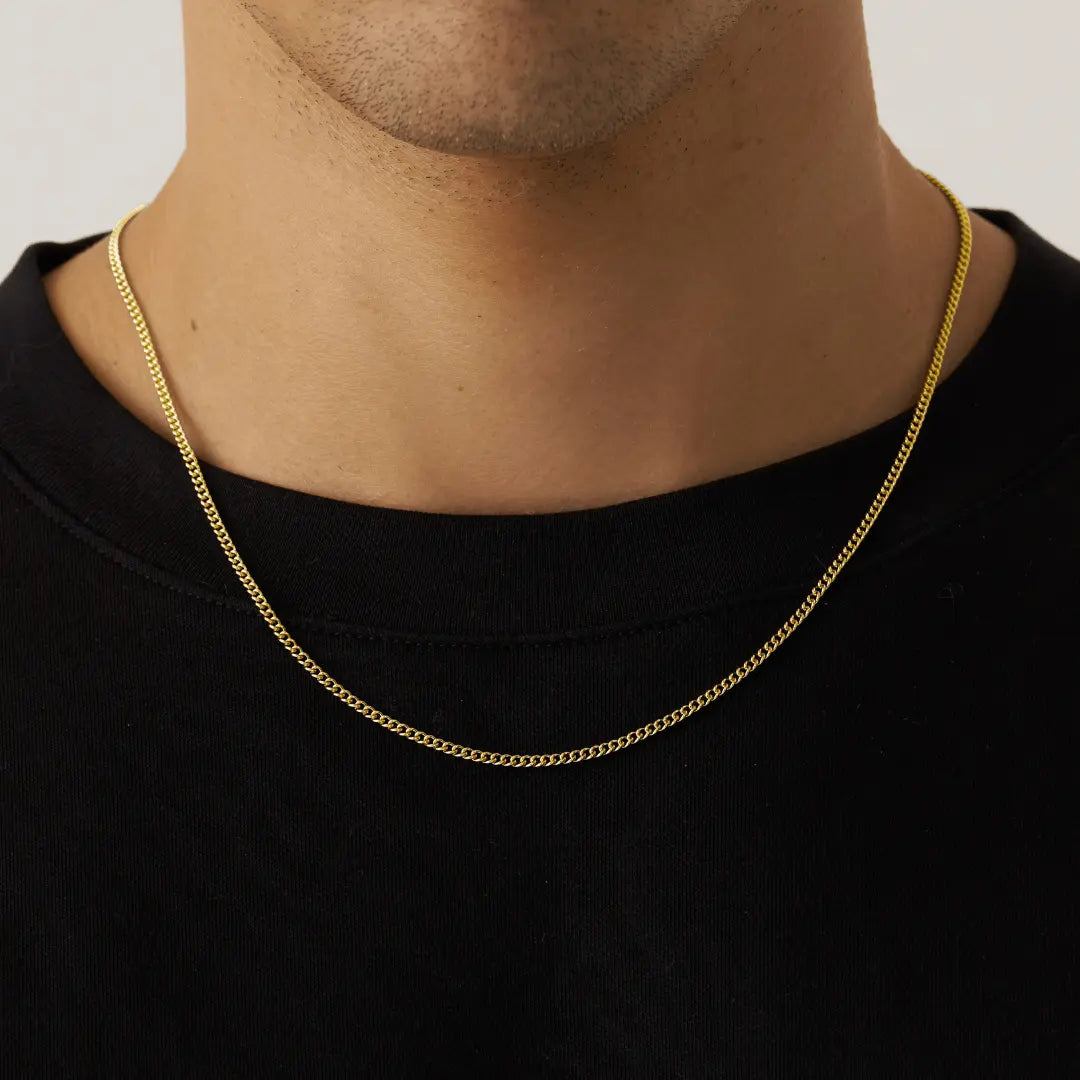 Cuban (Gold) 2mm -- DVVX CHAINS