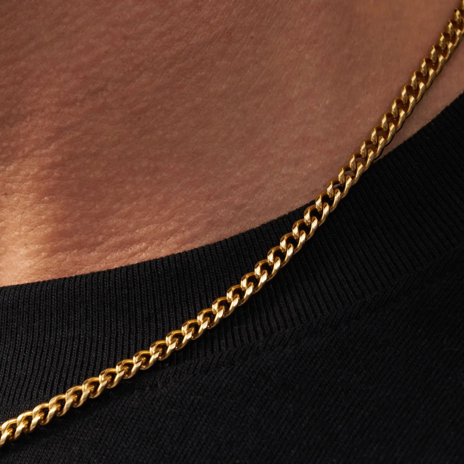 Cuban (Gold) 4mm -- DVVX CHAINS