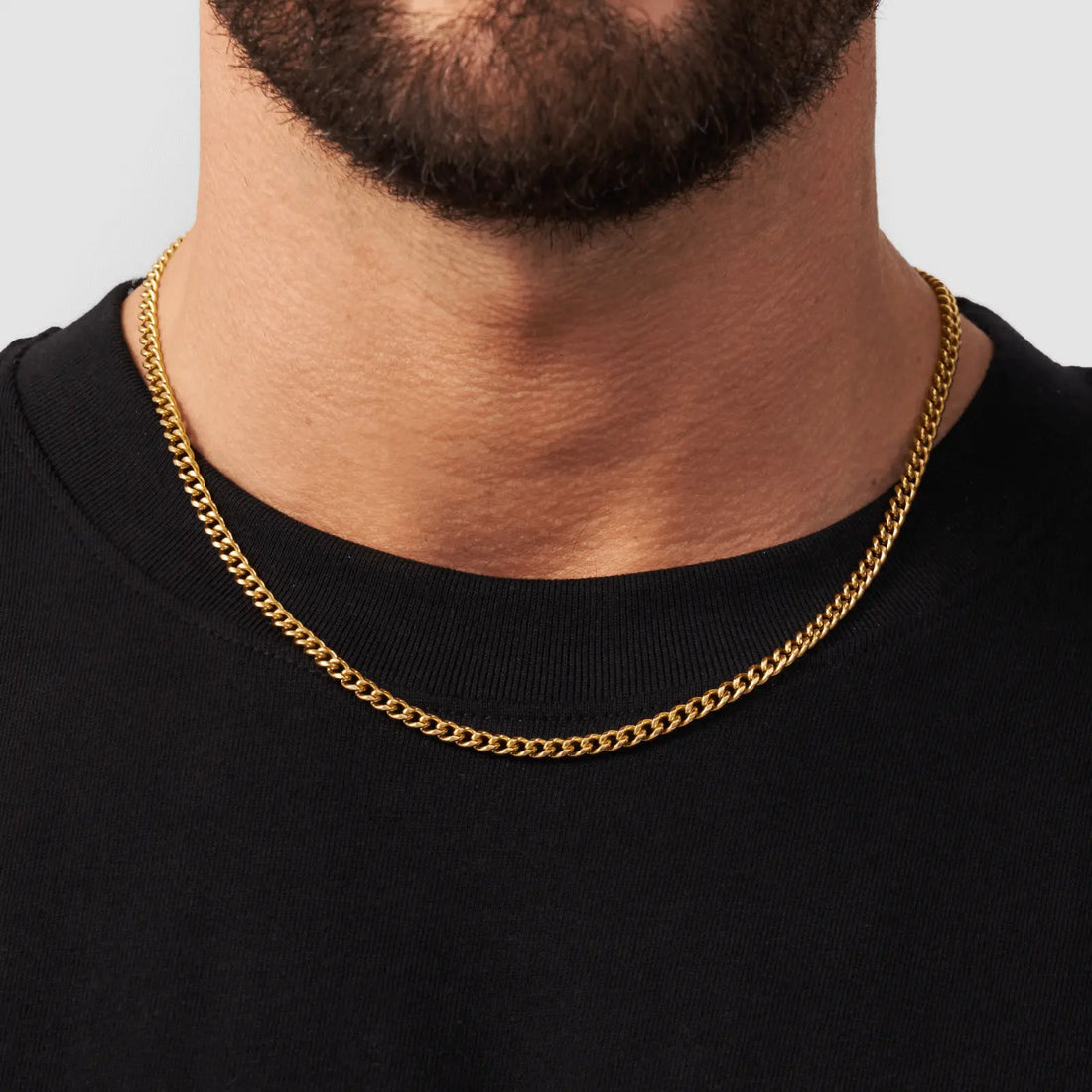 Cuban (Gold) 4mm -- DVVX CHAINS