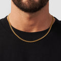 Cuban (Gold) 4mm -- DVVX CHAINS