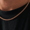 Cuban (Rose Gold) 4mm -- DVVX CHAINS