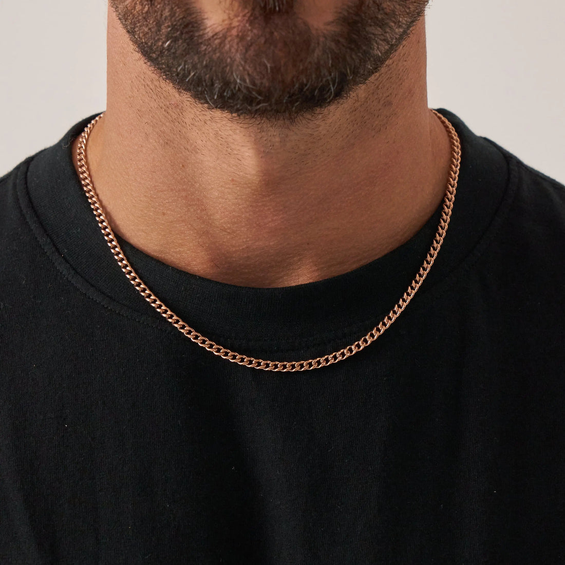 Cuban (Rose Gold) 4mm -- DVVX CHAINS