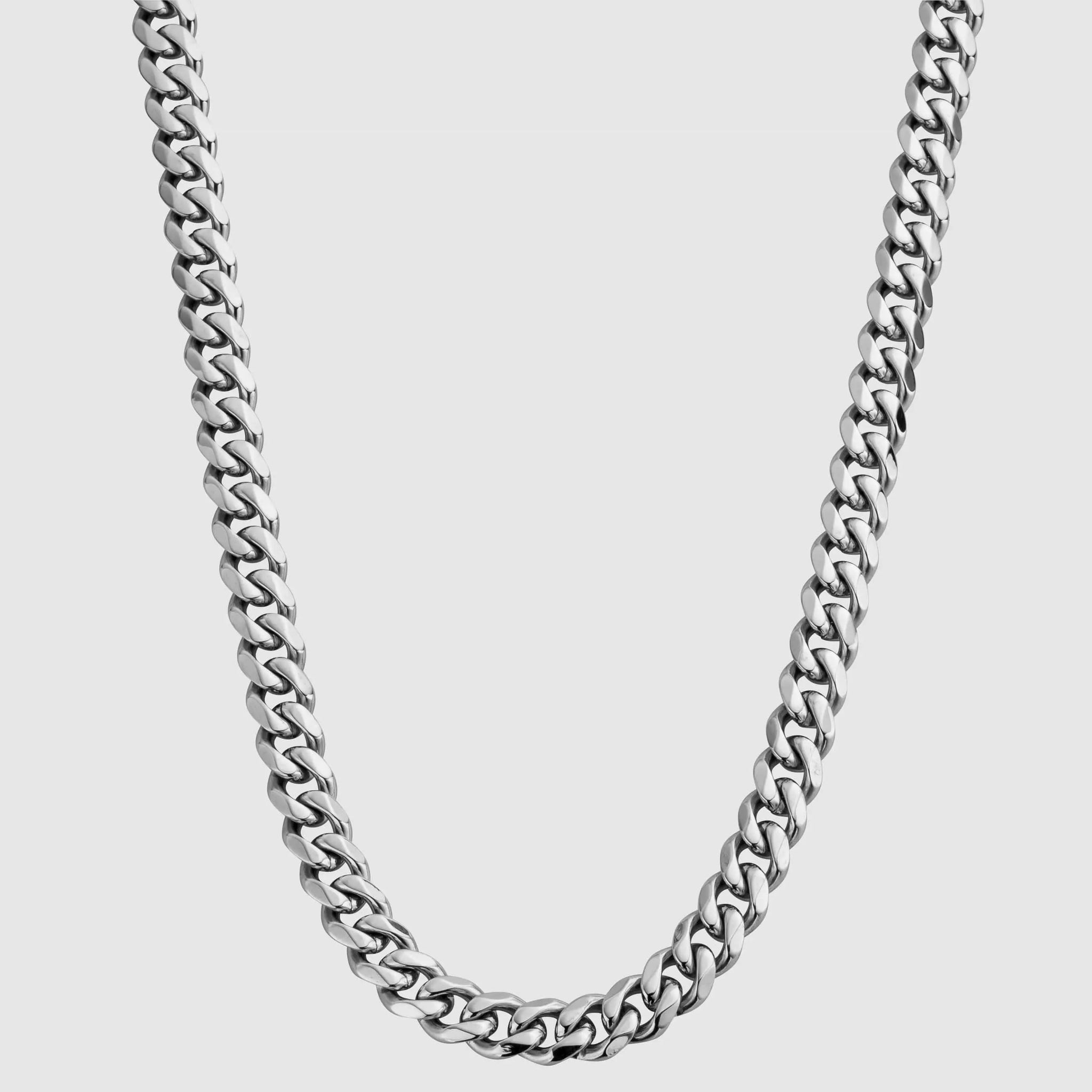 Cuban (Silver) 12mm -- DVVX CHAINS