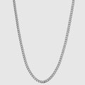 Cuban (Silver) 4mm -- DVVX CHAINS