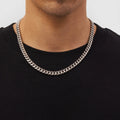 Cuban (Silver) 8mm -- DVVX CHAINS