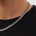 Cuban (Silver) 8mm -- DVVX CHAINS