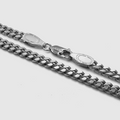 Cuban (Sterling Silver) 4mm -- DVVX CHAINS