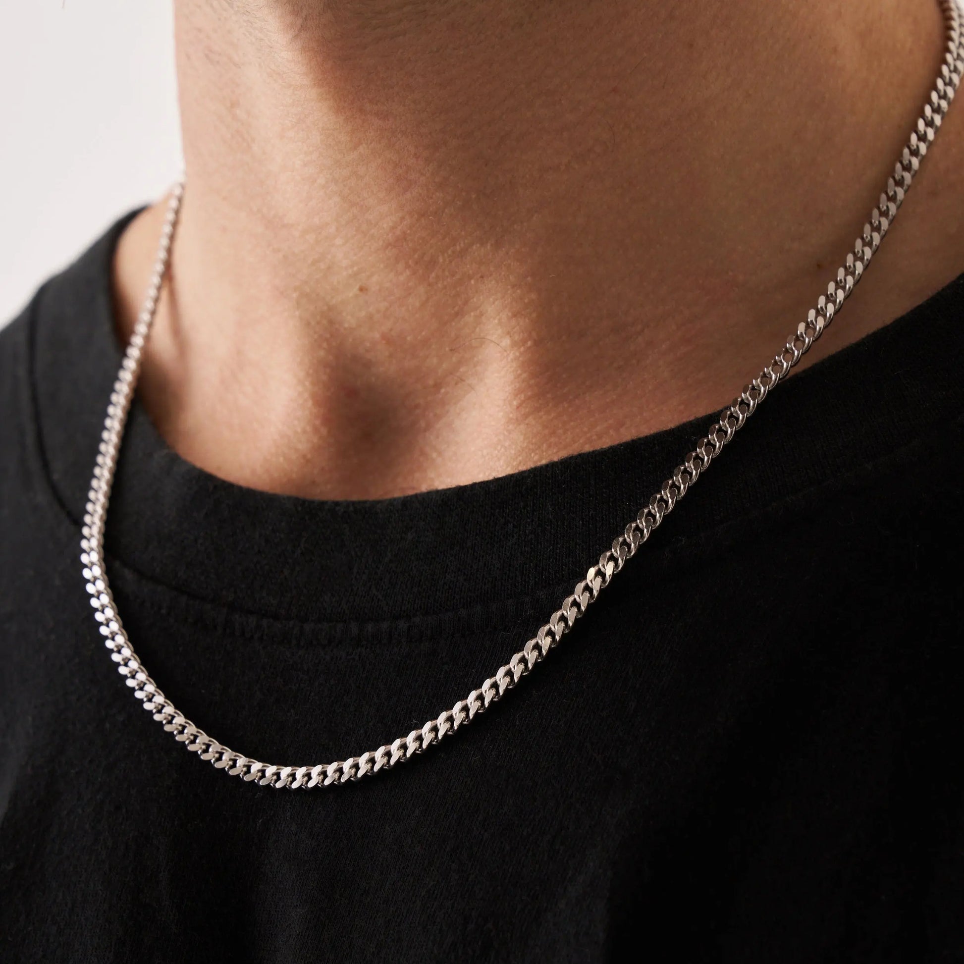 Cuban (Sterling Silver) 4mm -- DVVX CHAINS