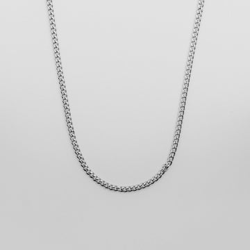 Silver 4mm Heavyweight Cuban Chain