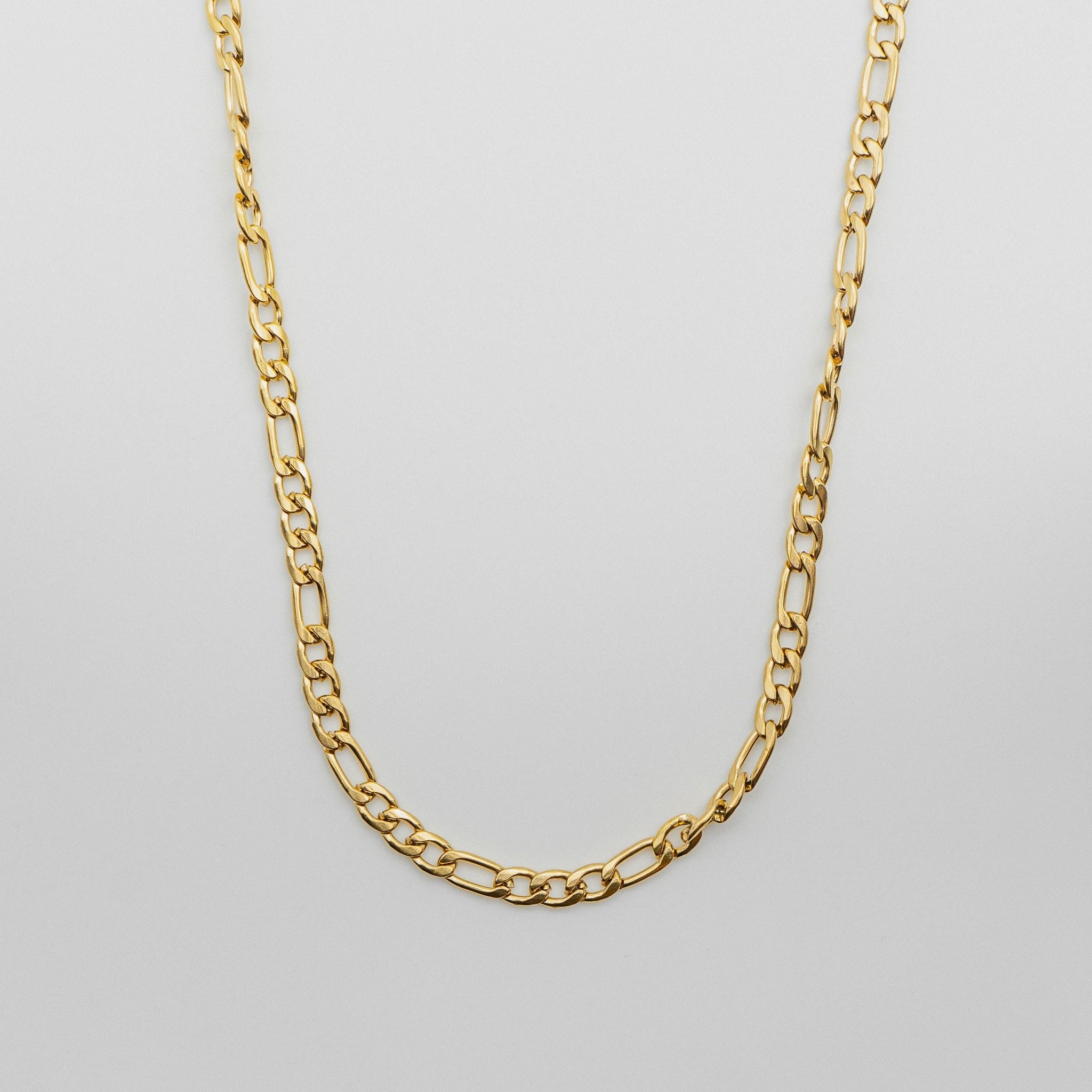 6mm Gold Figaro Chain