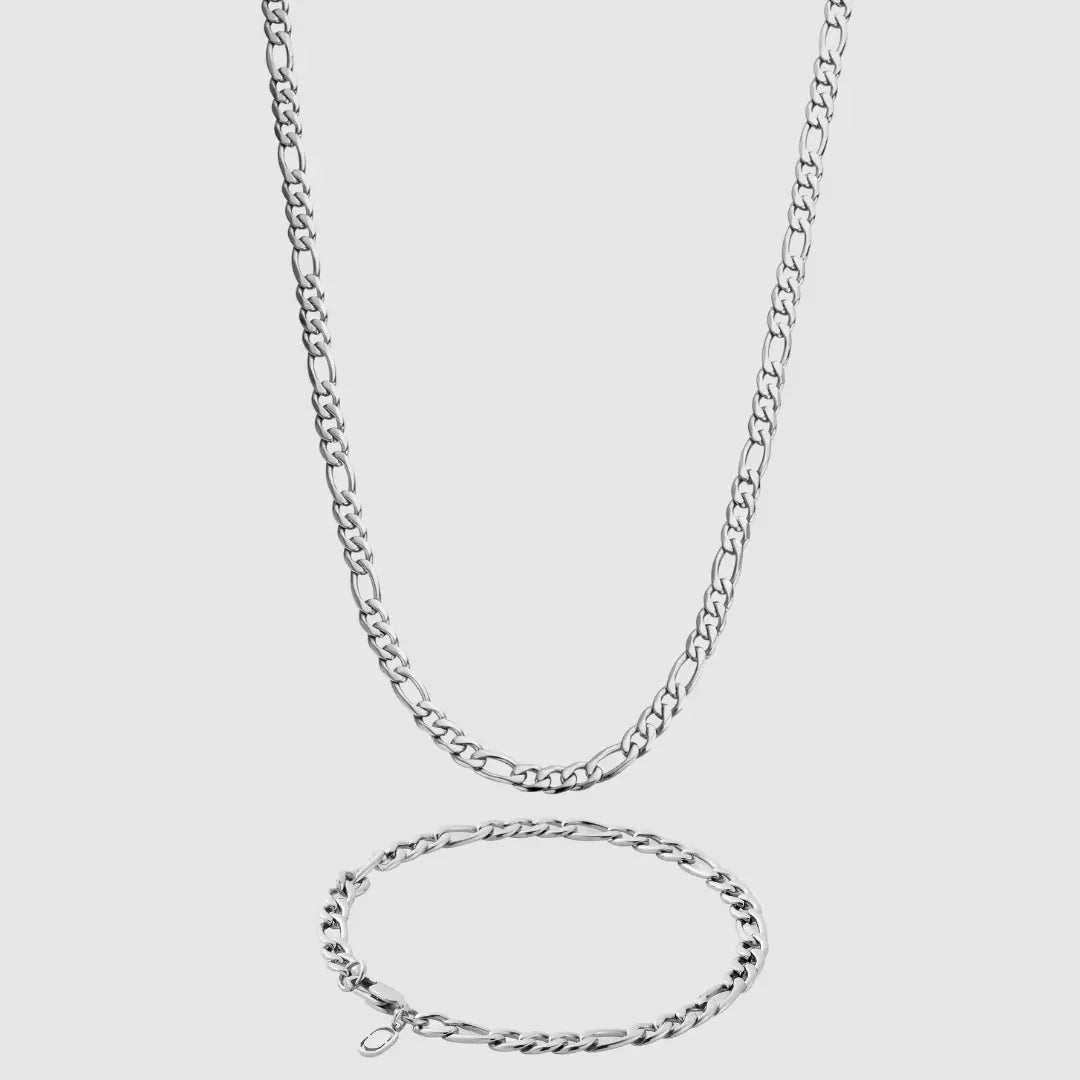 Figaro Set (Silver) -- DVVX CHAINS