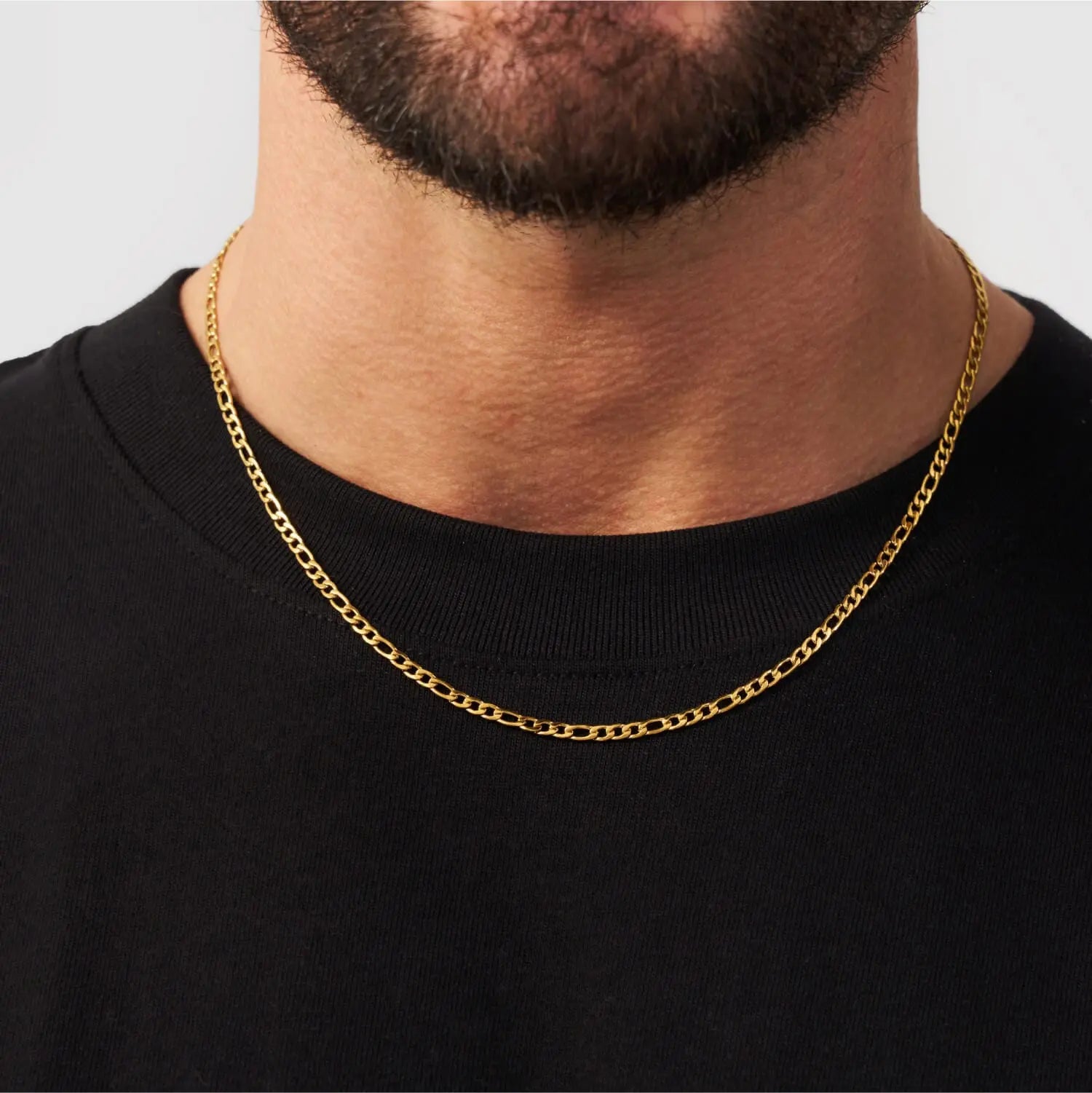 Figaro (Gold) 3mm -- DVVX CHAINS