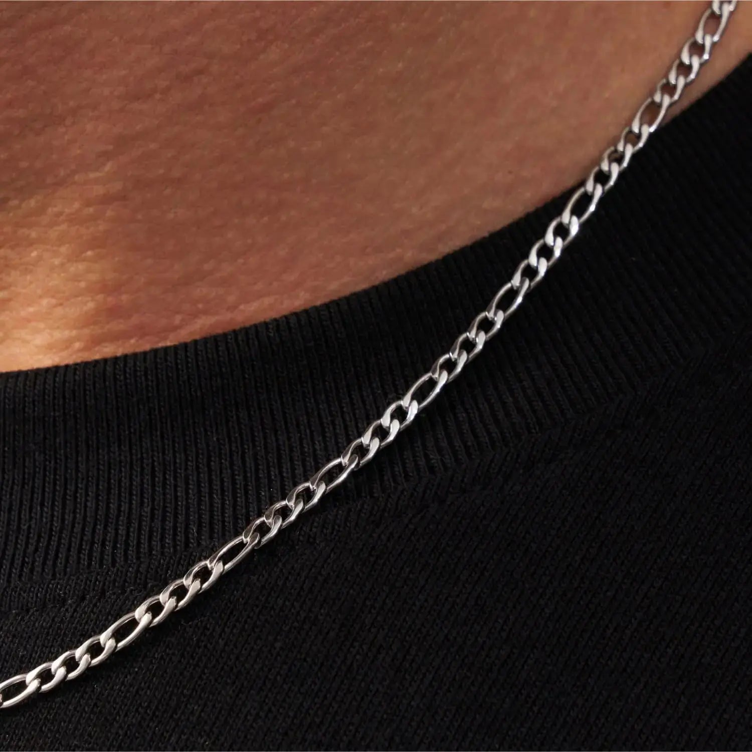 Figaro (Silver) 3mm - DVVX CHAINS