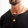 Gold Clock Pendant Necklace -- DVVX CHAINS