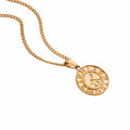 Gold Clock Pendant Necklace -- DVVX CHAINS