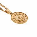 Gold Clock Pendant Necklace -- DVVX CHAINS