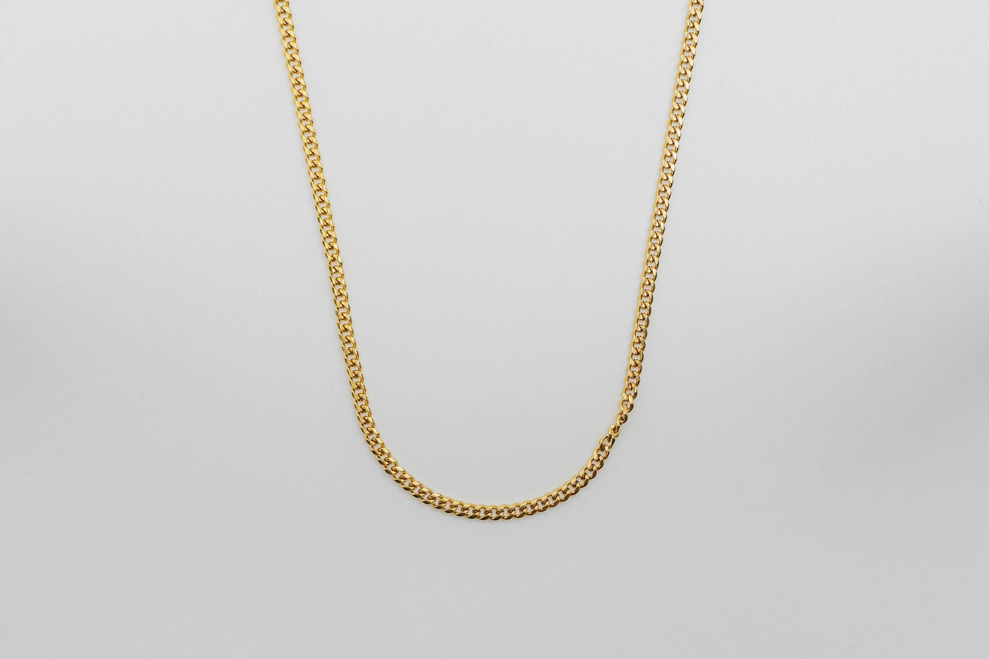 Heavyweight Cuban Chain - Gold 4mm -- DVVX CHAINS