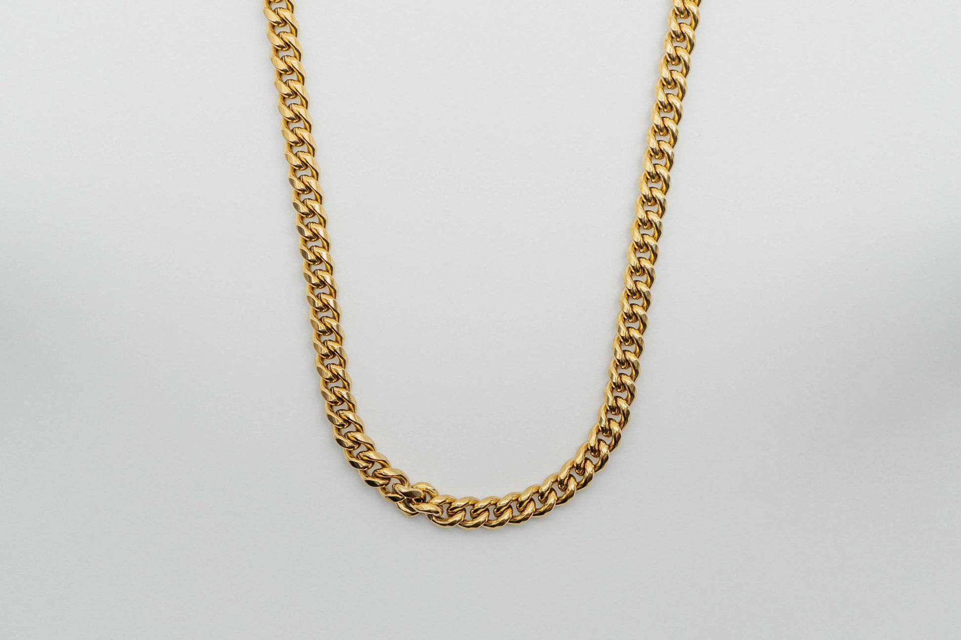 Heavyweight Cuban Chain - Gold 8mm -- DVVX CHAINS