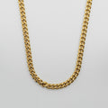 Heavyweight Cuban Chain - Gold 8mm -- DVVX CHAINS