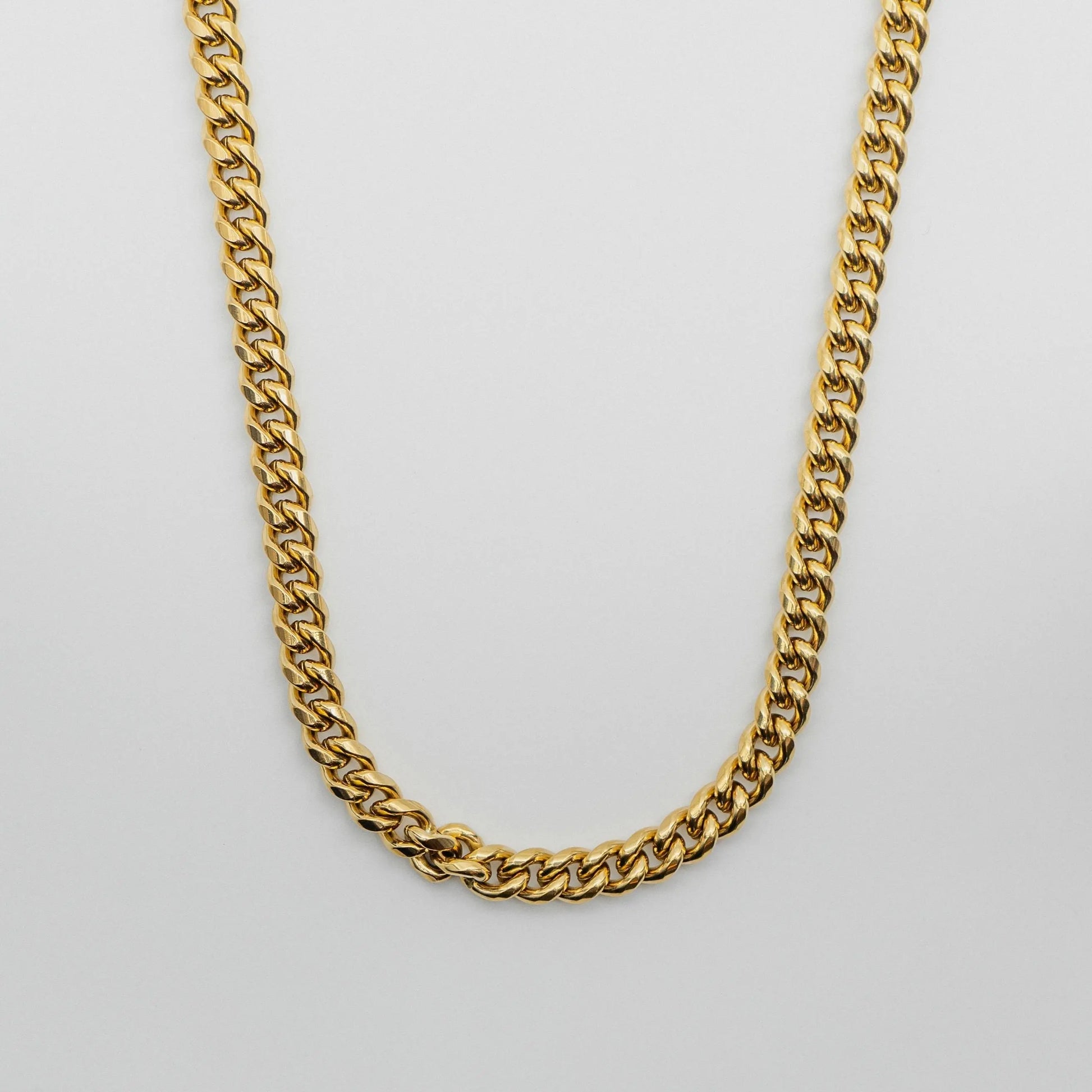 Heavyweight Cuban Chain - Gold 8mm -- DVVX CHAINS