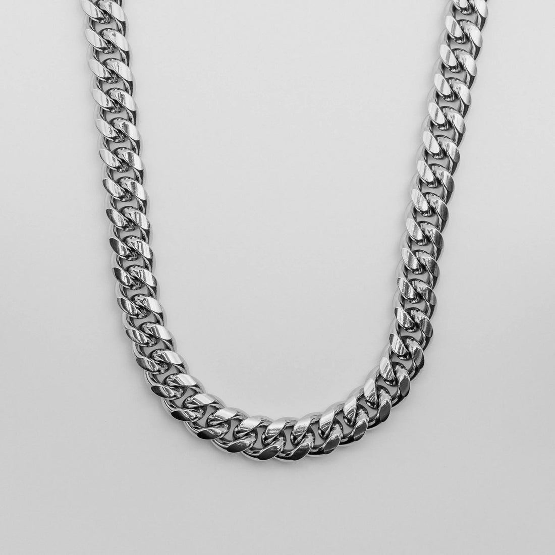 Heavyweight Cuban Chain - Silver 12mm -- DVVX CHAINS