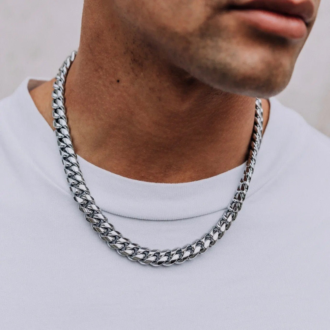 Heavyweight Cuban Chain - Silver 12mm -- DVVX CHAINS