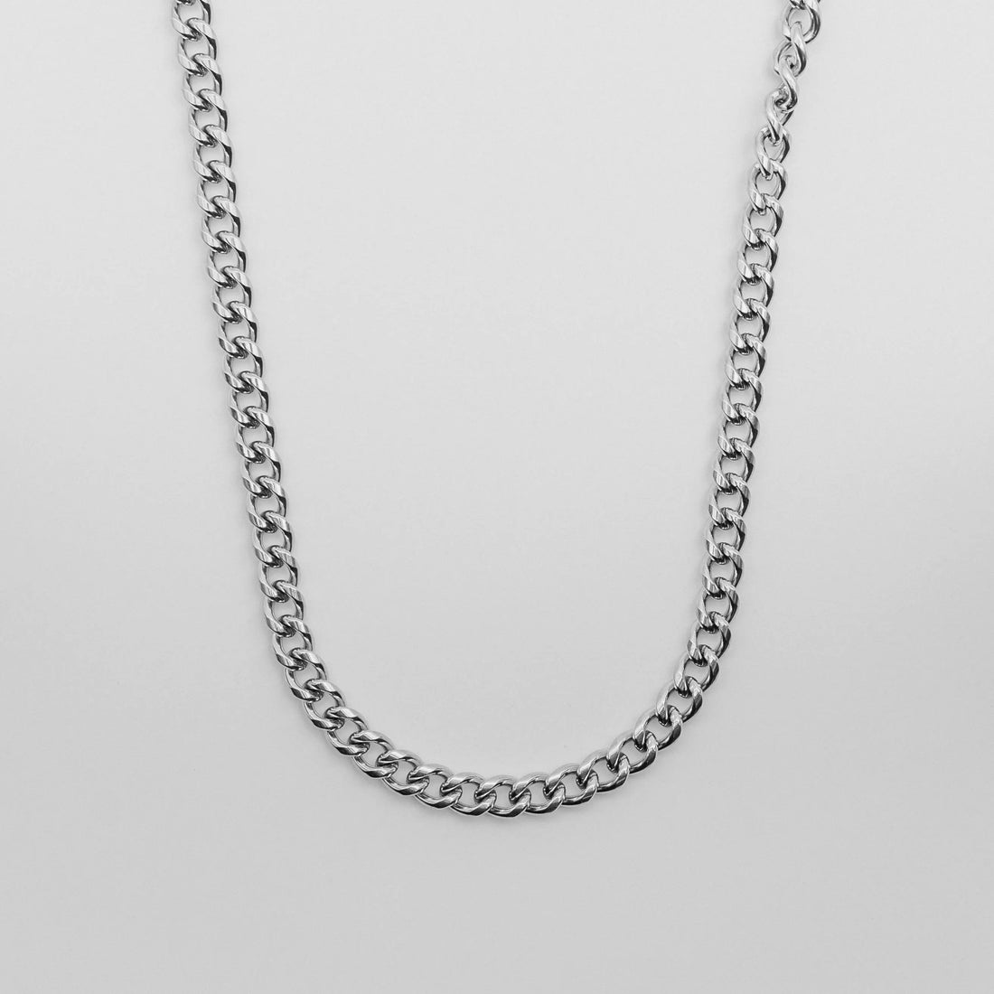 Heavyweight Cuban Chain - Silver 6mm -- DVVX CHAINS